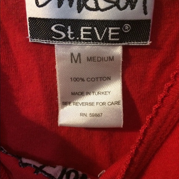 Red spaghetti strap tank top - Picture 4 of 4